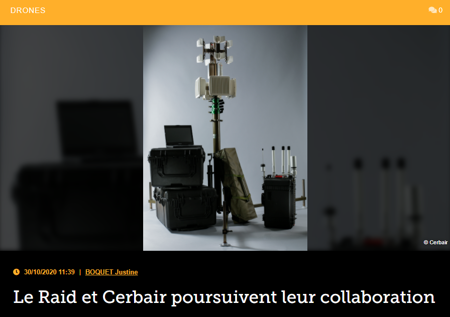 Le Raid et Cerbair poursuivent leur collaboration