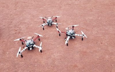 Un vol de plusieurs drones coordonnés, sans station au sol ni pilote – Septembre 2020